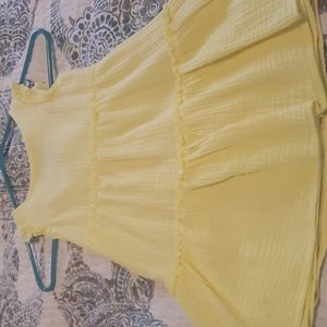 Wonder Nation Girls 4T dress. Yellow.